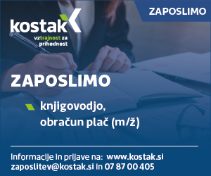 Kostak  - zaposlimo knjigovodja